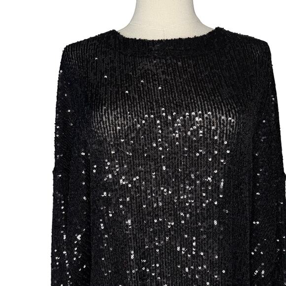 In the Mood for Love Alexandra Sequin Black Dress size XS - Picture 2 of 4